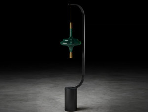 Латунь торшер