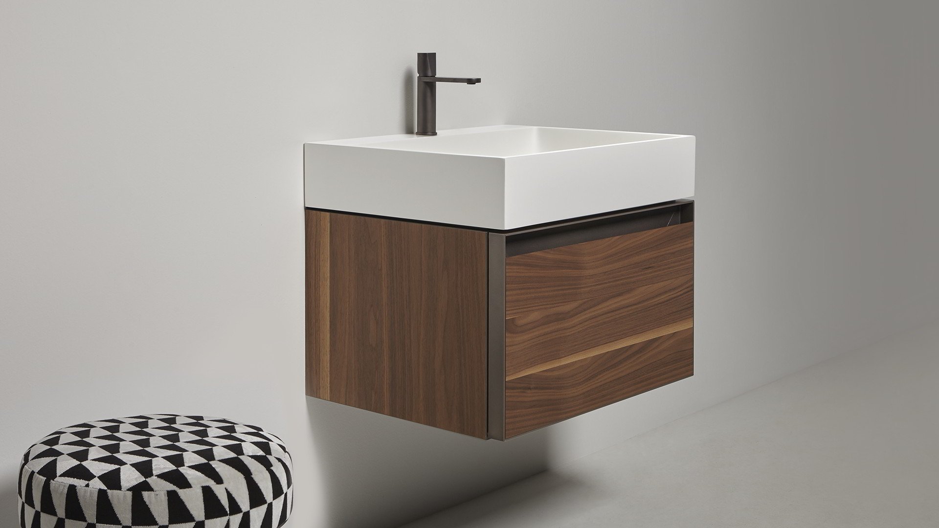 Gestomood Подвесная раковина настенная прямоугольная Antoniolupi  белая  - Вид №12