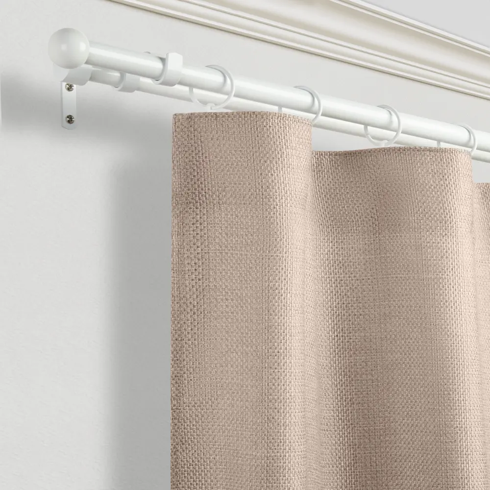 Карниз двухрядный раздвижной d19/16 мм шар 160-320 см цвет белый ORBIS STLM-2015282 - Вид №4