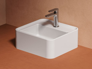 Керамическая прямоугольная ручная мойка