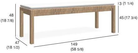 RODA Садовая скамейка из тика Network sun-id-1488323 - Вид №9