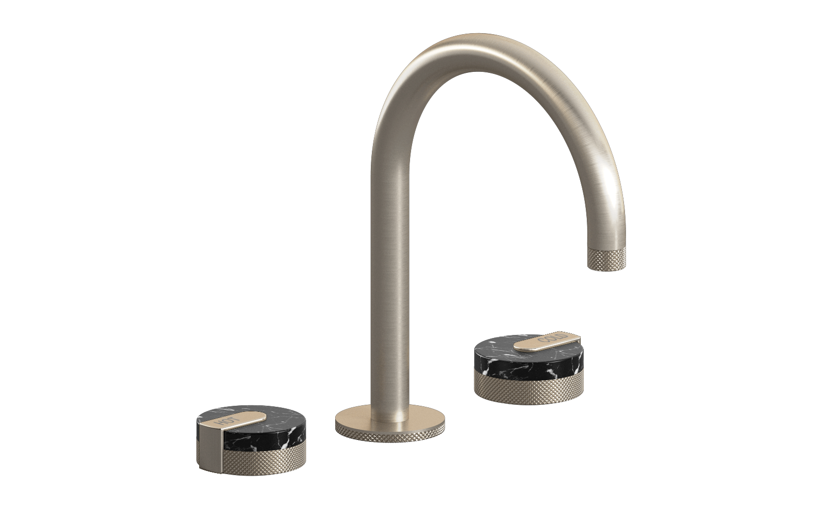 E-11512-R2MB-L1BNi-BNi Смеситель для умывальника на 3 отвертия GRAFF MOD+