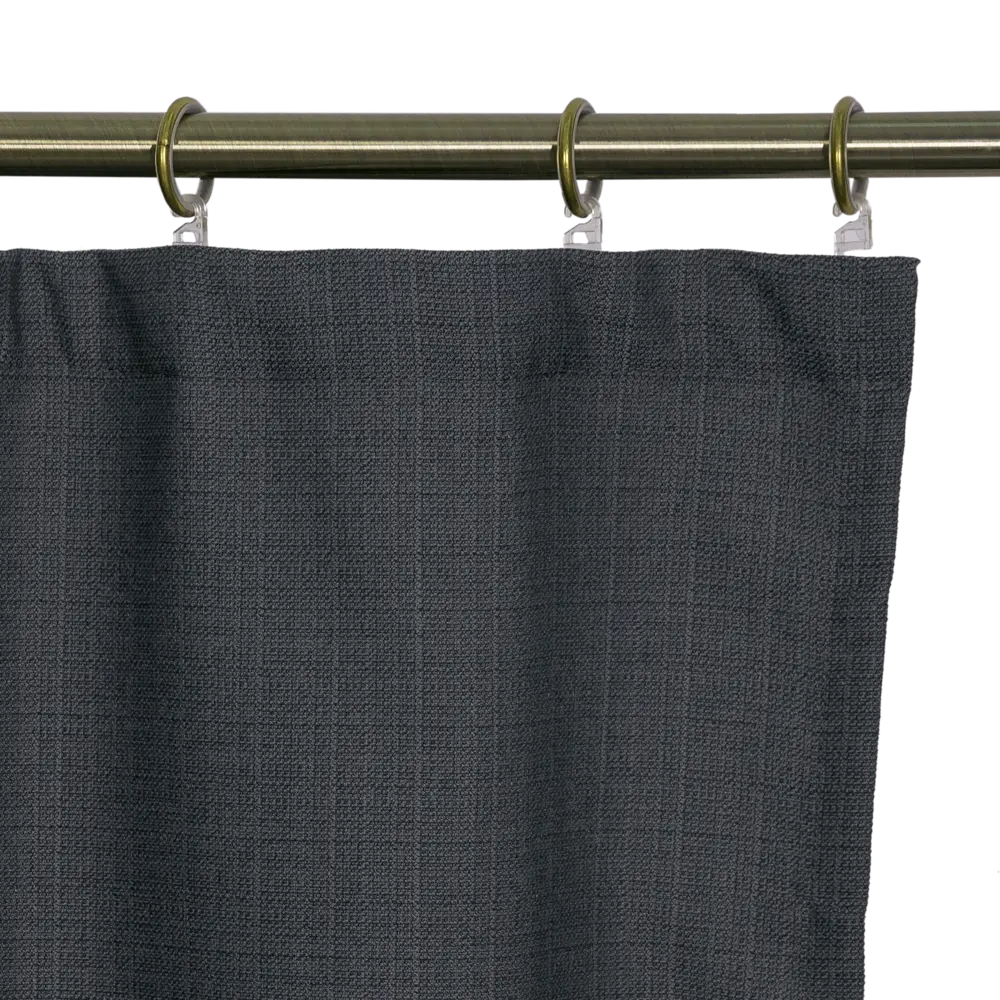 Штора на ленте «Лён», 200х300 см, цвет серый AMORE MIO STLM-2149368 - Вид №3