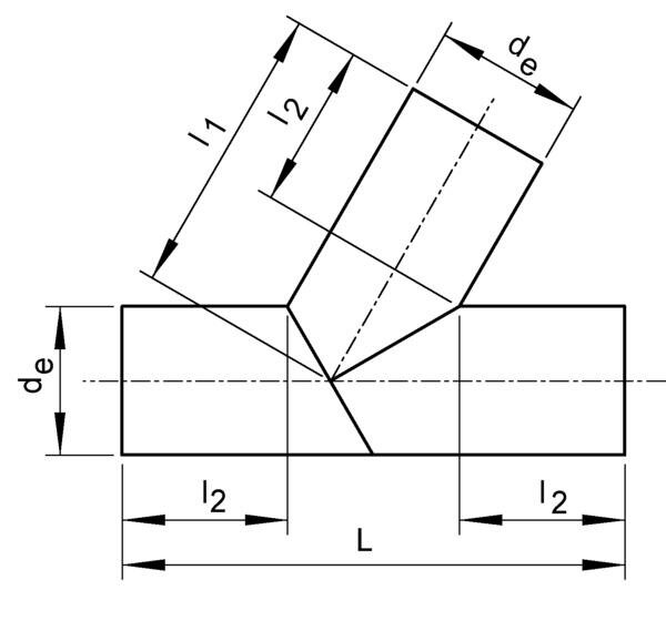 SANIT 16752010000 Отделение 60 °, PP, SDR 11, независимо от того, сварных  - Вид №1