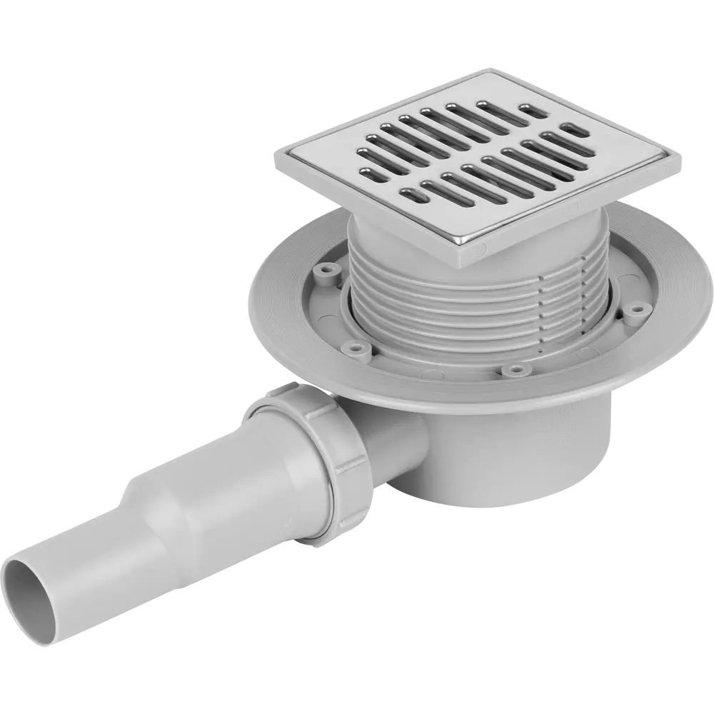 Трап для душа McAlpine 115x115 мм сухой затвор MRFG3-PB STLM-2100533