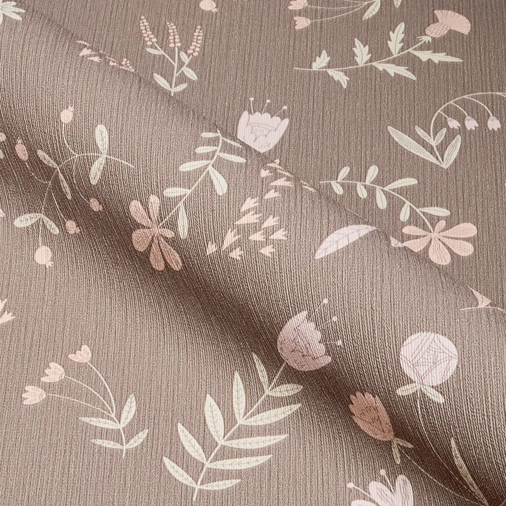 Обои флизелиновые Ateliero Лана 1.06 м коричневые At38109-08 STLM-2166613 - Вид №3