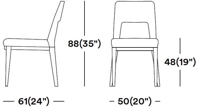 Tirolo Кожаное кресло с открытой спинкой Montreal 024 s, 025 s - Вид №3