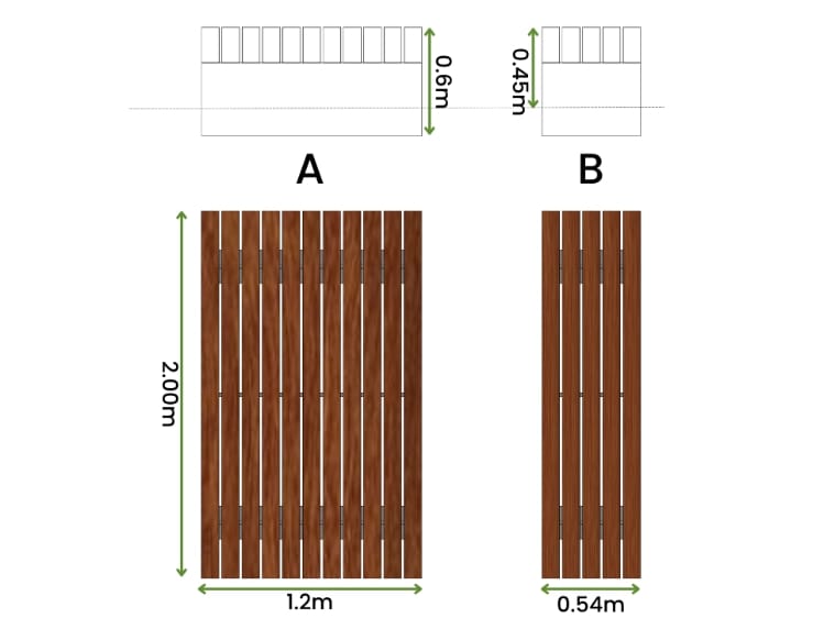 Деревянная скамья Urbencéa ROBUST ARCH-00083705 - Вид №2