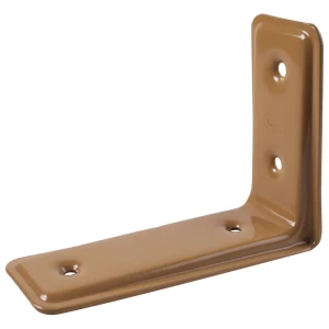 Уголок мебельный усиленный 115х80х40 мм цвет бежевый 4 шт.