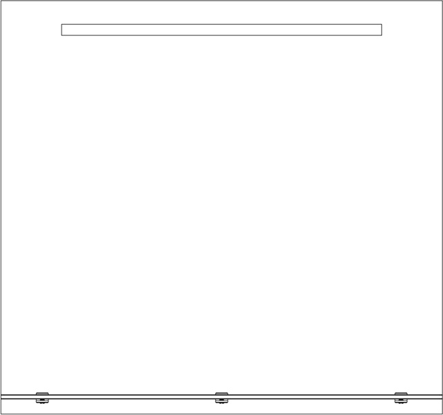 BY 2156 Зеркало с полочкой 80 cm со встроенным LED-светильником 6 W EVOFORM Ledline-S - Вид №1