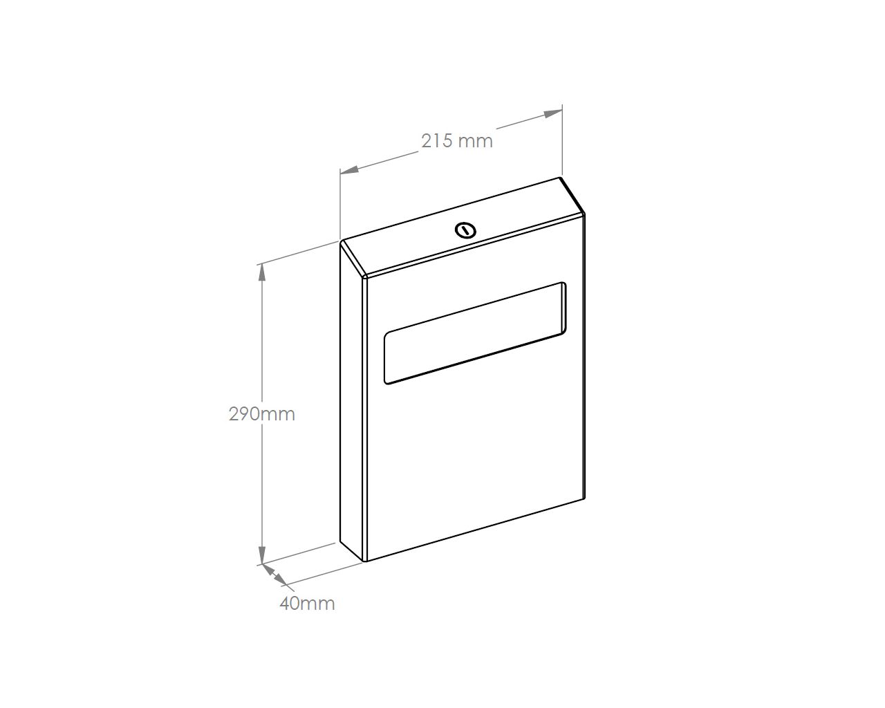 GSM071 Держатель сиденья для унитаза STELLA Anti-FingerPrint матовая сталь с покрытием AFP Merida  - Вид №2