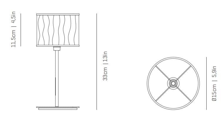Стеклянная светодиодная настольная лампа A-Emotional Light Curvas ARCH-00082281 - Вид №1