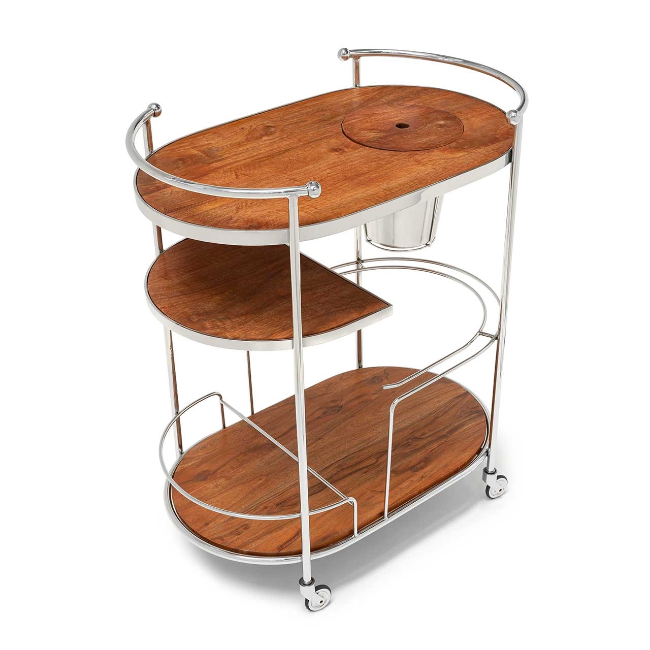 450300-02 ABHIKA ТРОЛЛЕЙ PAUL H89 76X47 SILVER  - Вид №1