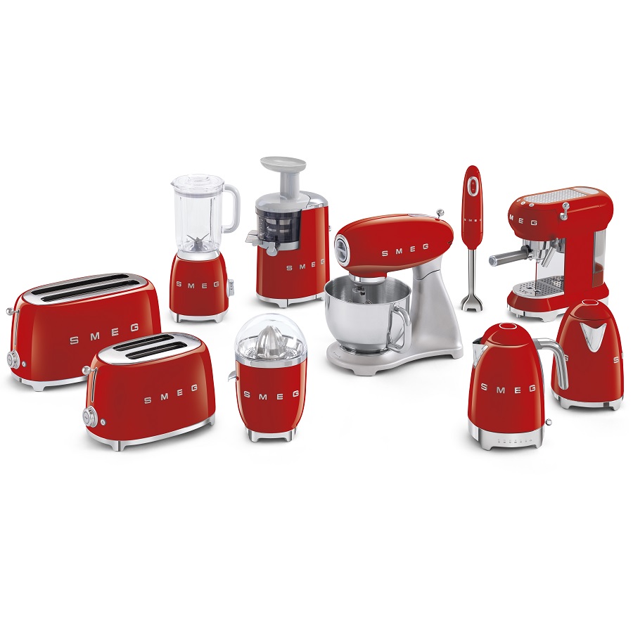 Кофемашина-эспрессо Smeg, красная ECF01RDEU - Вид №4
