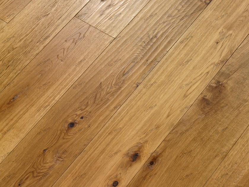 FOGLIE D'ORO 3-х слойный дубовый паркет, строганный вручную Listoni sun-id-1395488