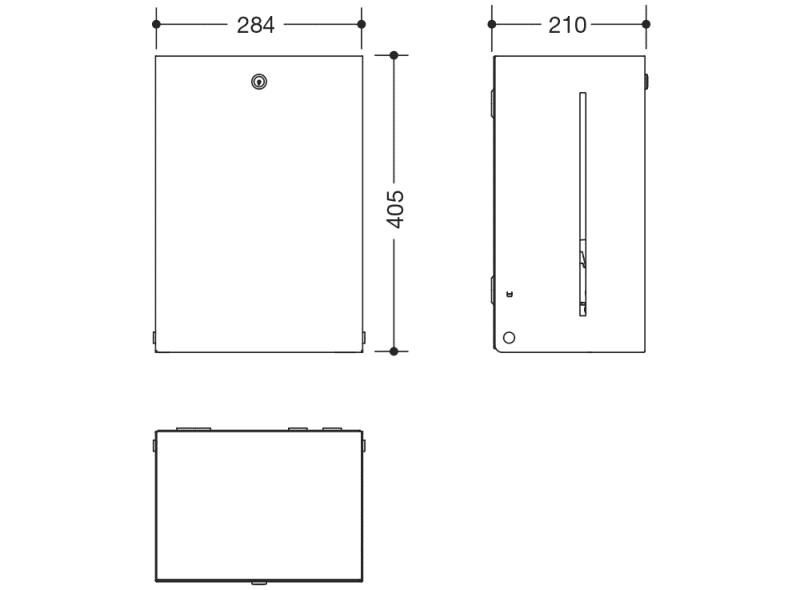 900.06.01060 Диспенсер для бумажных рулонов, электронный HEWI System 900 900.06.01060 - Вид №4