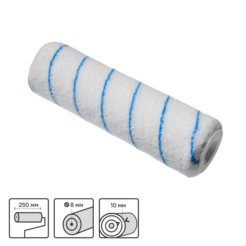 Валик Dexter для идеального нанесения водных красок 250 мм 82800682 STLM-0036140