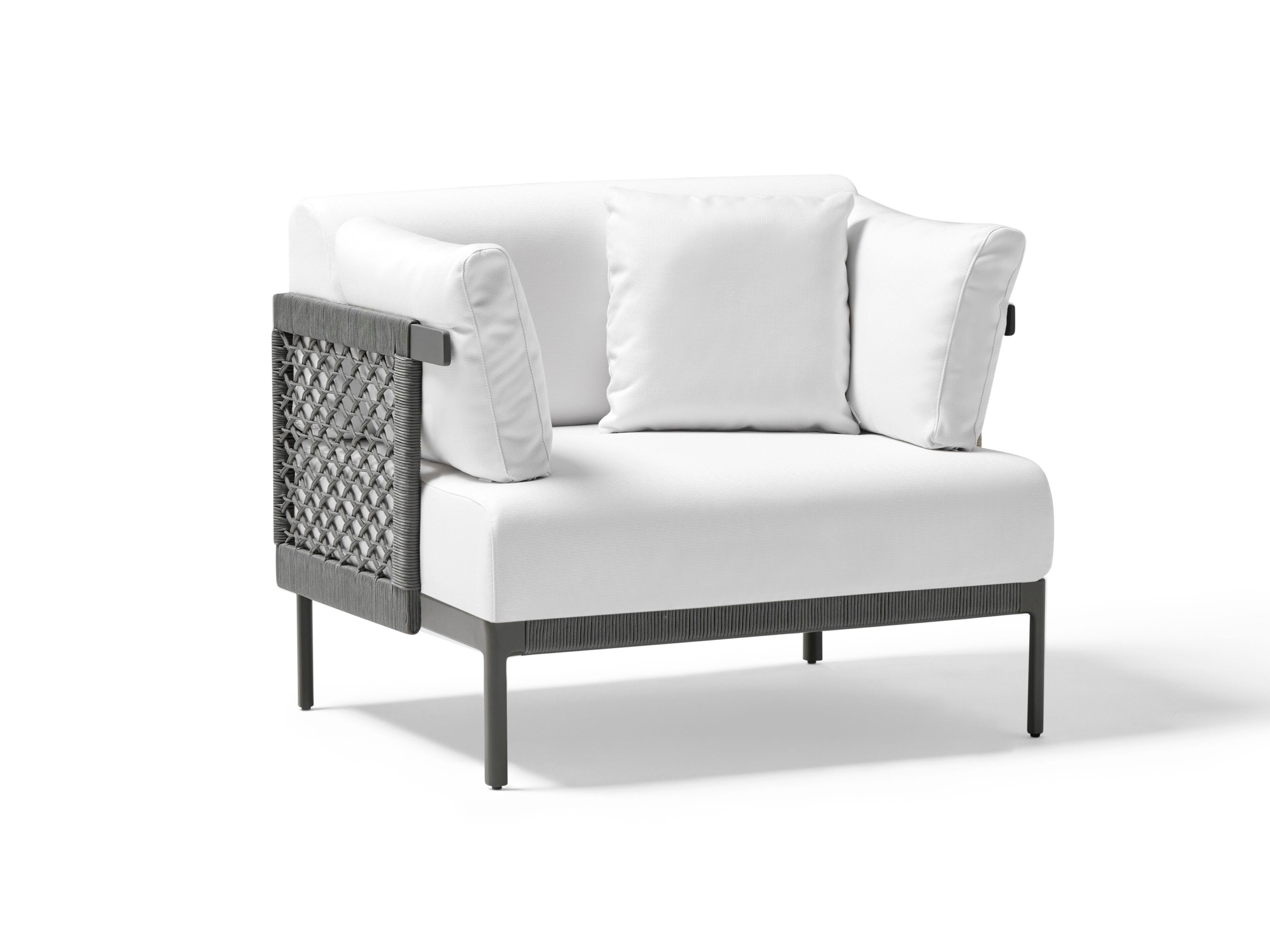 Веревочное и тканевое садовое кресло с подлокотниками POINT Legacy ARCH-00037863 - Вид №2