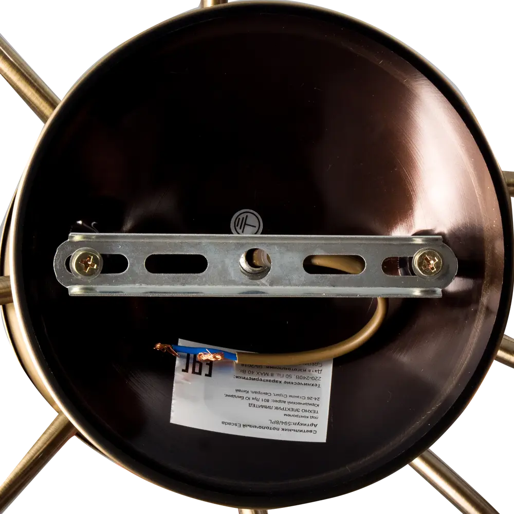 Люстра «Faberge» 594/8PL 8хЕ14х40 Вт цвет античная бронза Escada STLM-2025222 - Вид №7
