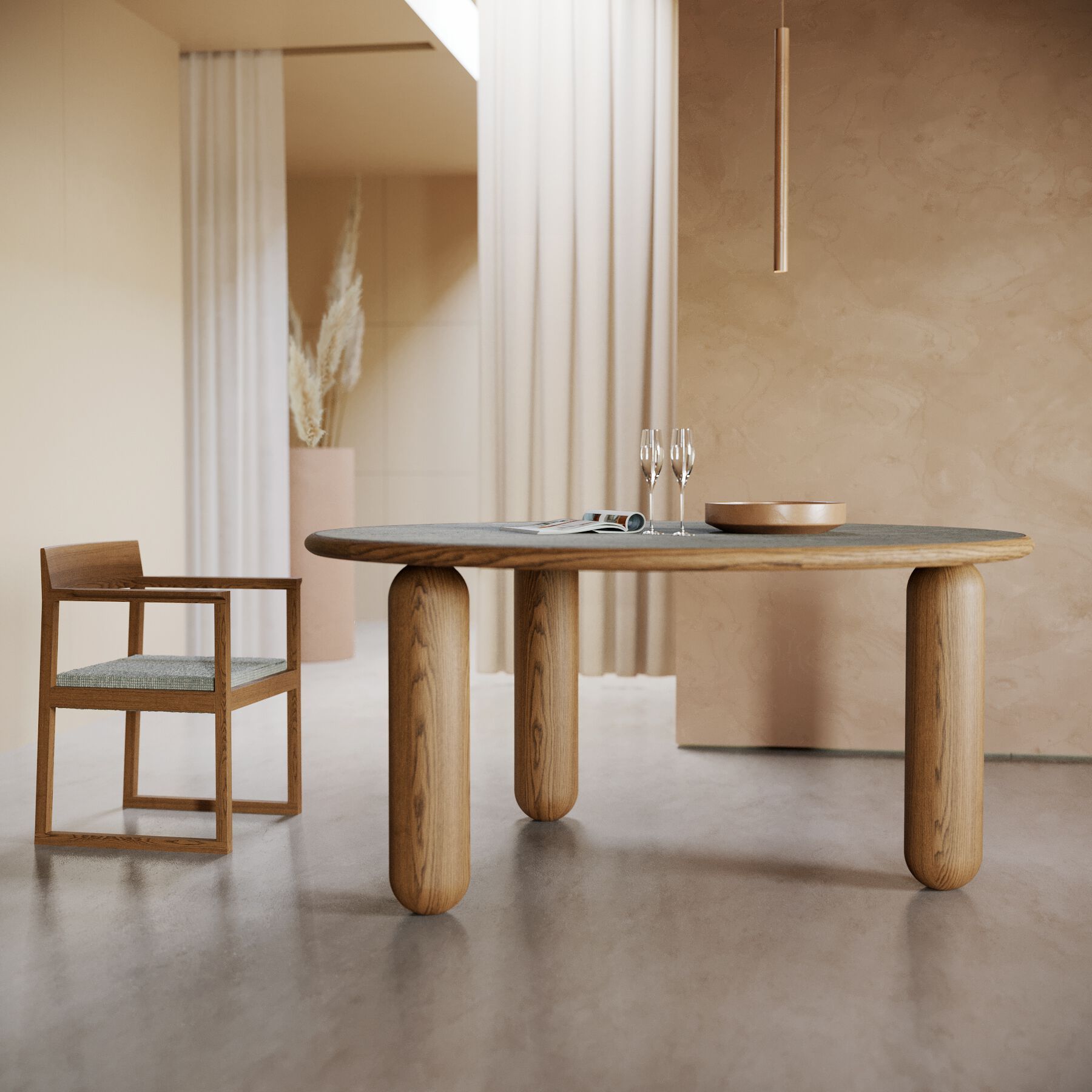 Деревянный обеденный стол Morelato DOLMEN ARCH-00093266 - Вид №3