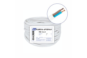 16381655 Провод ПВС 2x1,5 ГОСТ DIY - 10м 54639 Кабель-Арсенал