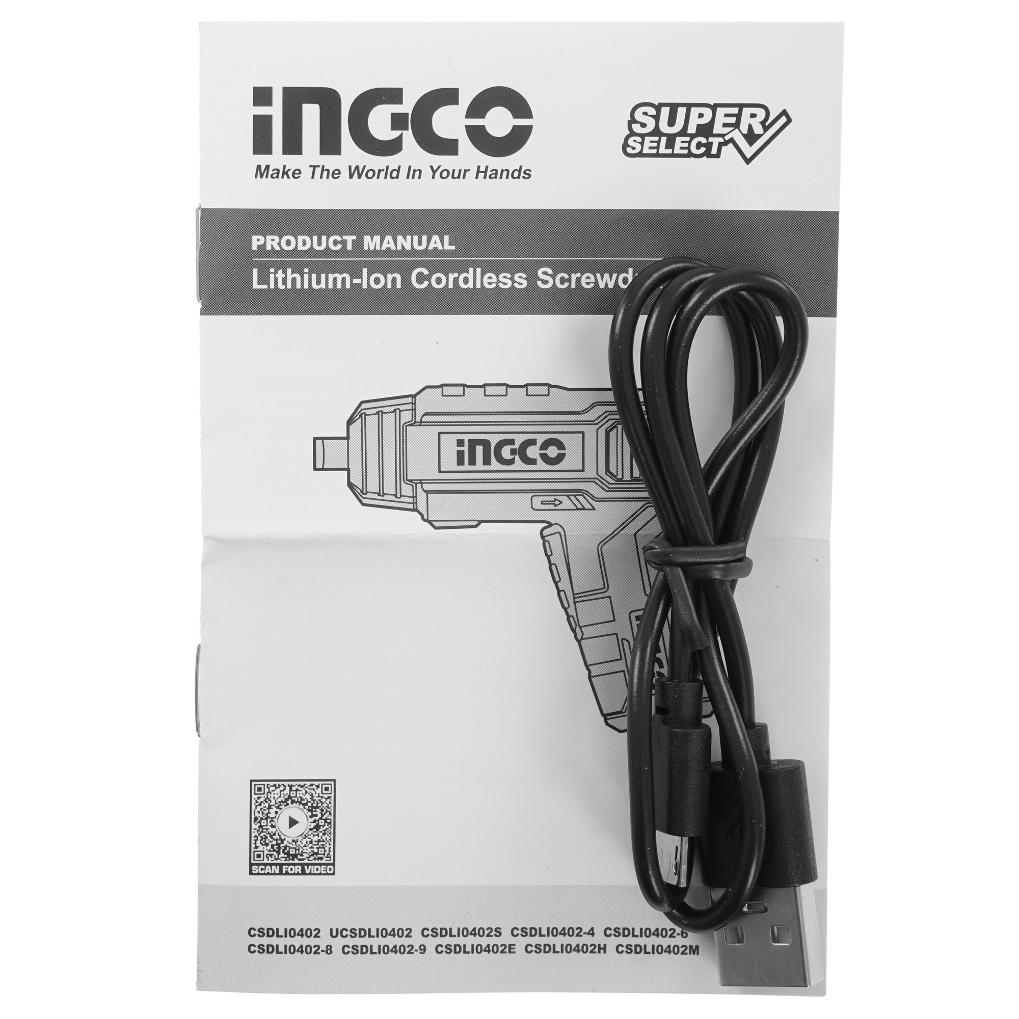 Аккумуляторная отвертка INGCO CSDLI0402 5496808 STDN-0060702 - Вид №6