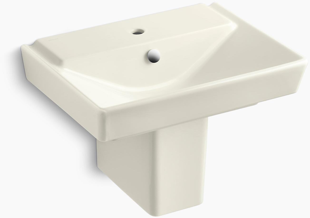 K-5150-1-96 Подвесная раковина настенная прямоугольная Kohler  бежевая 