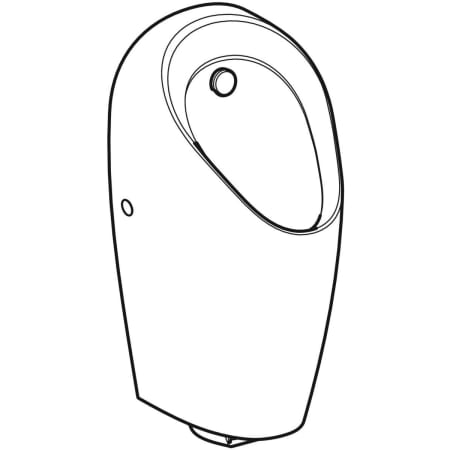 116.085.00.1 Писсуар сенсорный настенный Geberit  - Вид №1