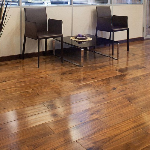 Массивная доска Magestik floor Под лаком (экзотика) (300-1820)x125x18мм Орех американский Натур (Гладкая) 300-1820х125 мм MGK Magestic floor 2600300141 - Вид №9
