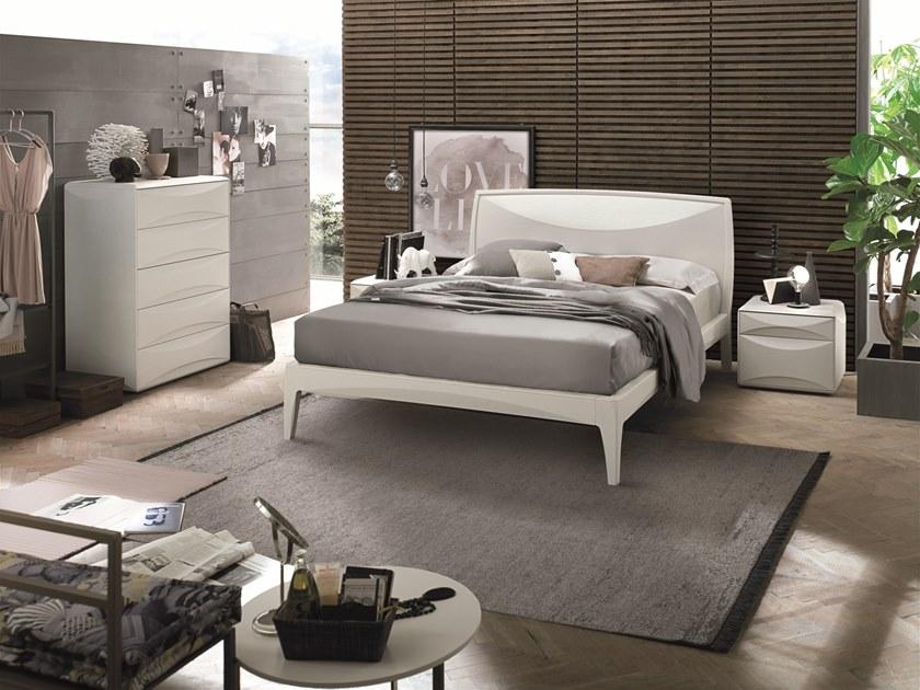 Gruppo Tomasella Тумбочка прикроватная лакированная прямоугольная с ящиками Sidney sun-id-1502956 - Вид №3