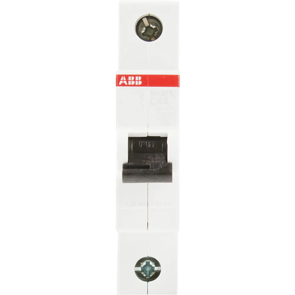 Автоматический выключатель ABB SH201L 1P C63 А 4.5 кА 2CDS241001R0634 STLM-2049235 - Вид №1