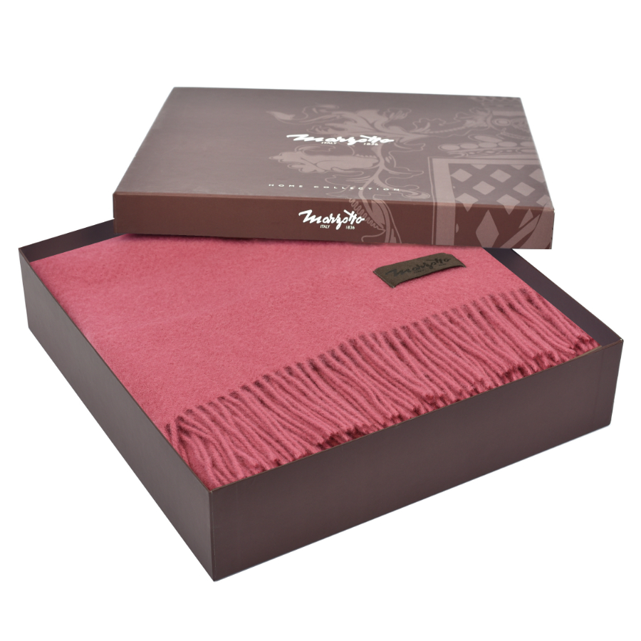 Плед шерстяной Dalia, 130х180 см, розовый MARZOTTO DALIA3828 - Вид №2