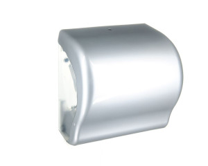 CUS351 Механический диспенсер для полотенец в рулонах UNIQUE LUX CUT SILVER SPARK LINE Merida