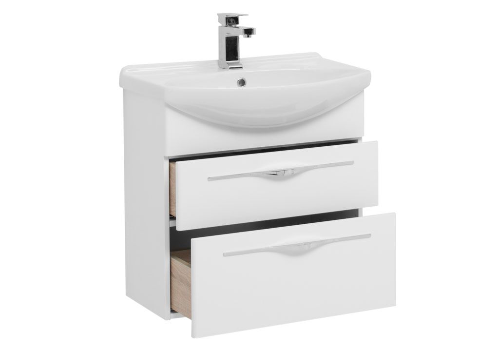 Тумба под раковину Aquanet Ирвин 65 белый sun-id-270533 - Вид №1