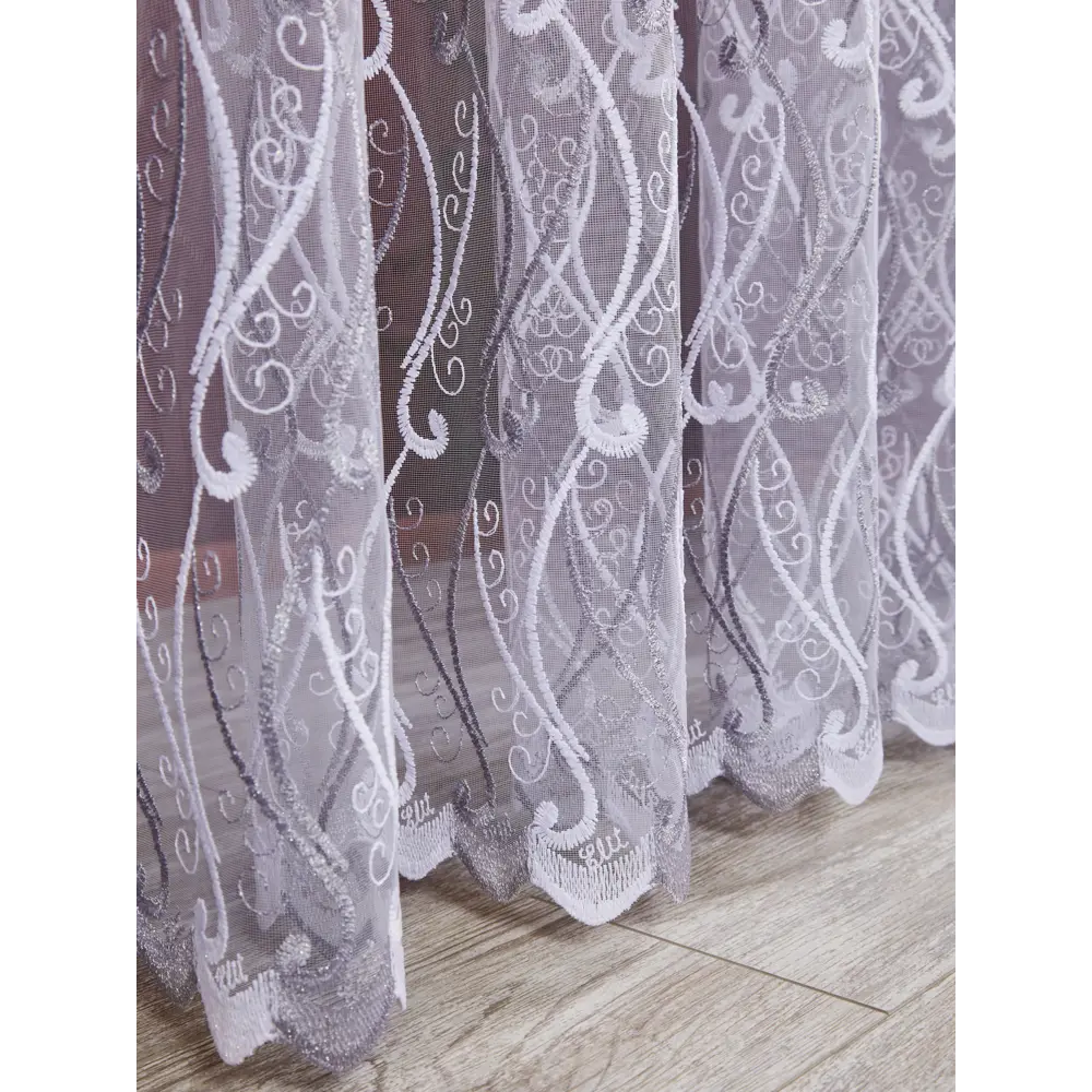 Тюль 1 м/п Классика сетка 280 см цвет серый ELIT HOME STLM-2129625 - Вид №2