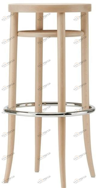 Thonet Высокий табурет с фигурным сиденьем из фанеры 204 sun-id-1508625