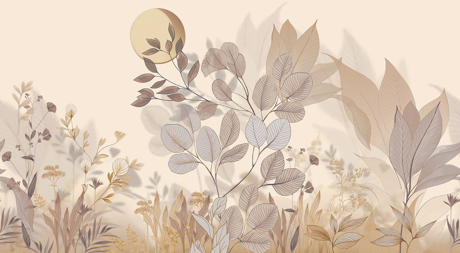 Обои с цветочными мотивами Jannelli&Volpi СП 202 MURALS DECOR ARCH-00077164 - Вид №5