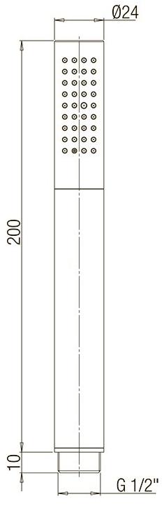 Paini - 53CR155/P4 душевая лейка  - Вид №1