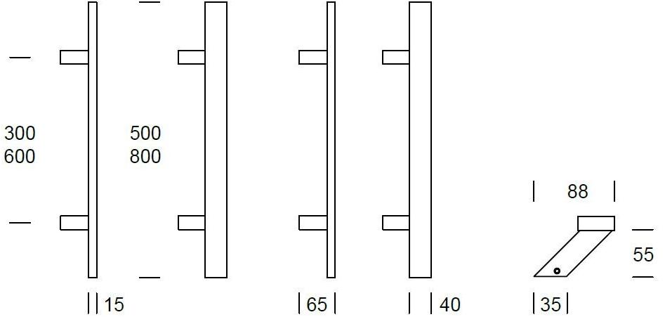 Reguitti Ручка из нержавеющей стали Liverpool A615ms080f0 - Вид №1