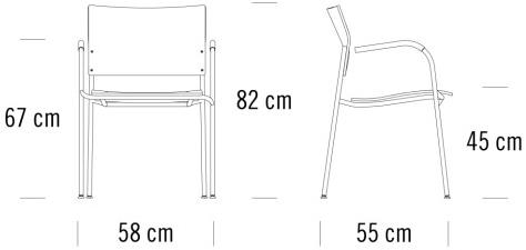 Thonet Стул складной с подлокотниками S 360 sun-id-1473947 - Вид №1