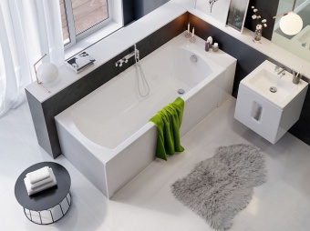 Акриловая ванна 140х70 KOLO Rekord AntiSlide XWP1640101  - Вид №4