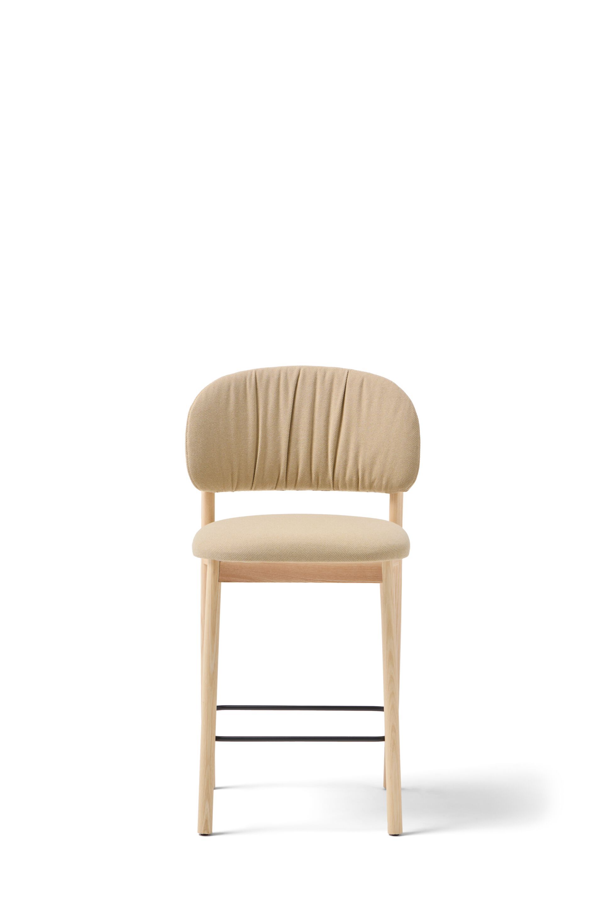 Высокий тканевый мягкий стул Blasco&Vila RC Wood Soft ARCH-00084211 - Вид №3