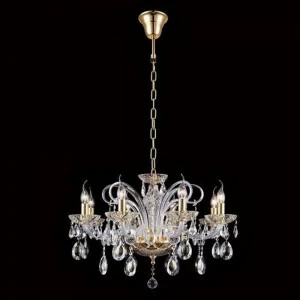 Подвесная люстра Crystal Lux Ice New SP8 CRYSTAL LUX ДИЗАЙНЕРСКИЕ, ICE NEW 056915 Прозрачный