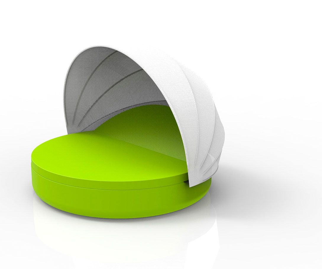 088226 Кровать Ulm c откидной спинкой и складным навесом Vondom Vela - Вид №4