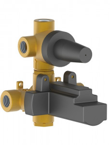 125003 Bellosta Rubinetterie ВСТРОЕННЫЙ ТЕРМОСТАТИЧЕСКИЙ СМЕСИТЕЛЬ С 2 ВЫХОДАМИ ДИВЕРТЕР 1/2 "