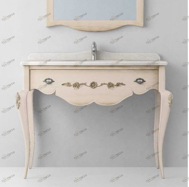 Avila Dos Тумба напольная с раковиной 18 век Color 83 с украшением CLASSICAL STYLISH 2710006N83