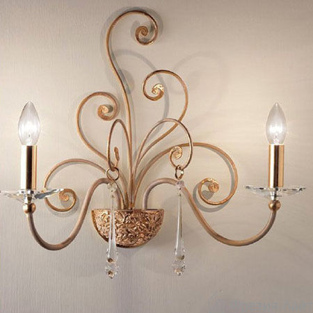 Masca 1828/A2 oro decape Damasco бра 79880