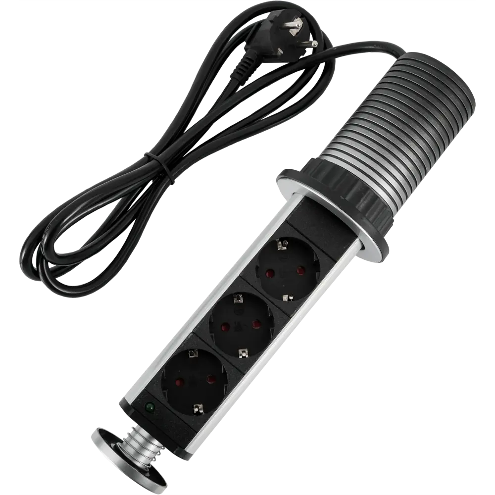 Skybeam Выдвижная розетка для столешницы — 3 гнезда с заземлением 82345959 STLM-0025034