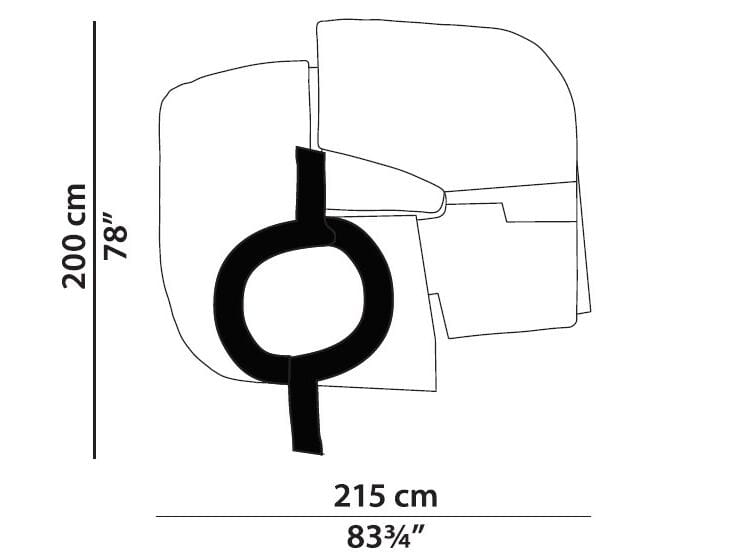 Ковер ручной работы с геометрическим рисунком Baxter Himani ARCH-00025248 - Вид №2