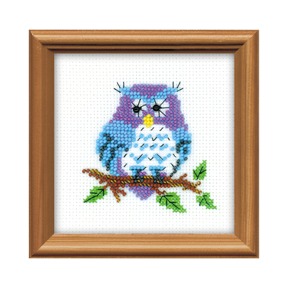 1321 Набор для вышивания Сова 10 х 10 см RIOLIS Сотвори Сама 